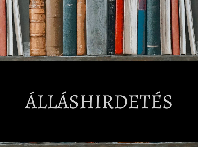 Álláshirdetés: könyvtáros, informatikus könyvtáros